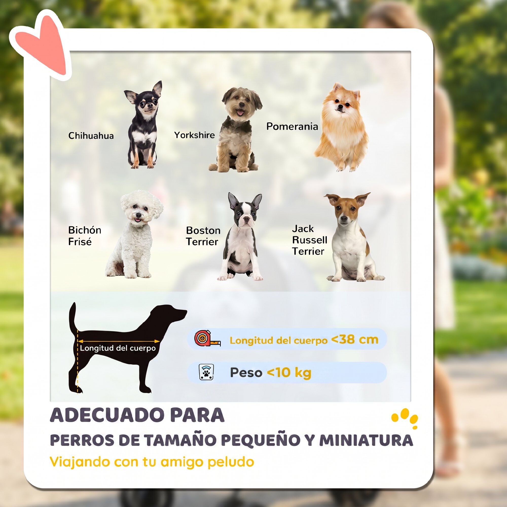 PawHut Cochecito para Mascota Gris, , large Imagen numero 4