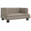 vidaXL Cama para perros de cuero sintético color capuchino 80x45x30 cm, , large indicador imagen numero 6