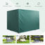 Outsunny Funda Protectora para Columpio Balancín de Jardín de 3 Plazas 215x155x150 cm Impermeable con Cremallera Cubierta de Muebles Exterior Antipolvo Antiviento Verde, , large indicador imagen numero 4