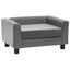 Vidaxl sofá rectangular gris oscuro para perros, , large indicador imagen numero 2