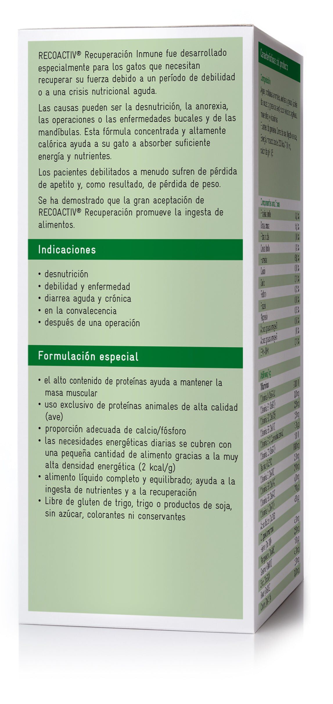 RECOACTIV® Tónico suplemento Recovery Inmune para gatos con poco apetito y debilitados thumbnail