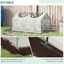 Outsunny Invernadero de Terraza 120x60x60 cm Caseta de Jardín Acero con 2 Ventanas Enrollables Vivero Casero para Cultivo de Plantas Verduras Flores Translúcido, , large indicador imagen numero 5