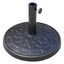 Outsunny Base para Sombrilla de Jardín Peso Neto 12 kg Soporte de Parasol Redondo de Resina para Postes de 38mm/48mm para Terraza Patio Exterior Ø44x34 cm Bronce, , large indicador imagen numero 1