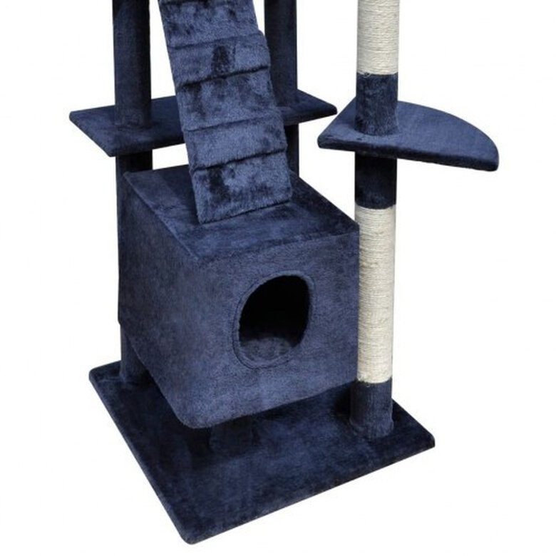 Rascador para gatos con condominios color Azul, , large image number null