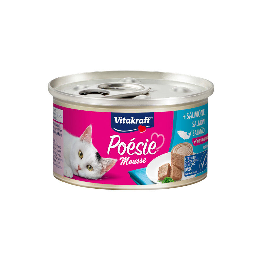 Vitakraft Poésie Multi Mousse de Salmón lata para gatos