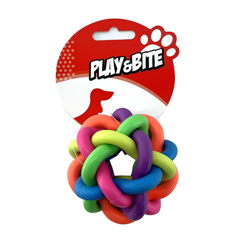 Play&Bite Pelota Arcoíris para perros, , large image number null