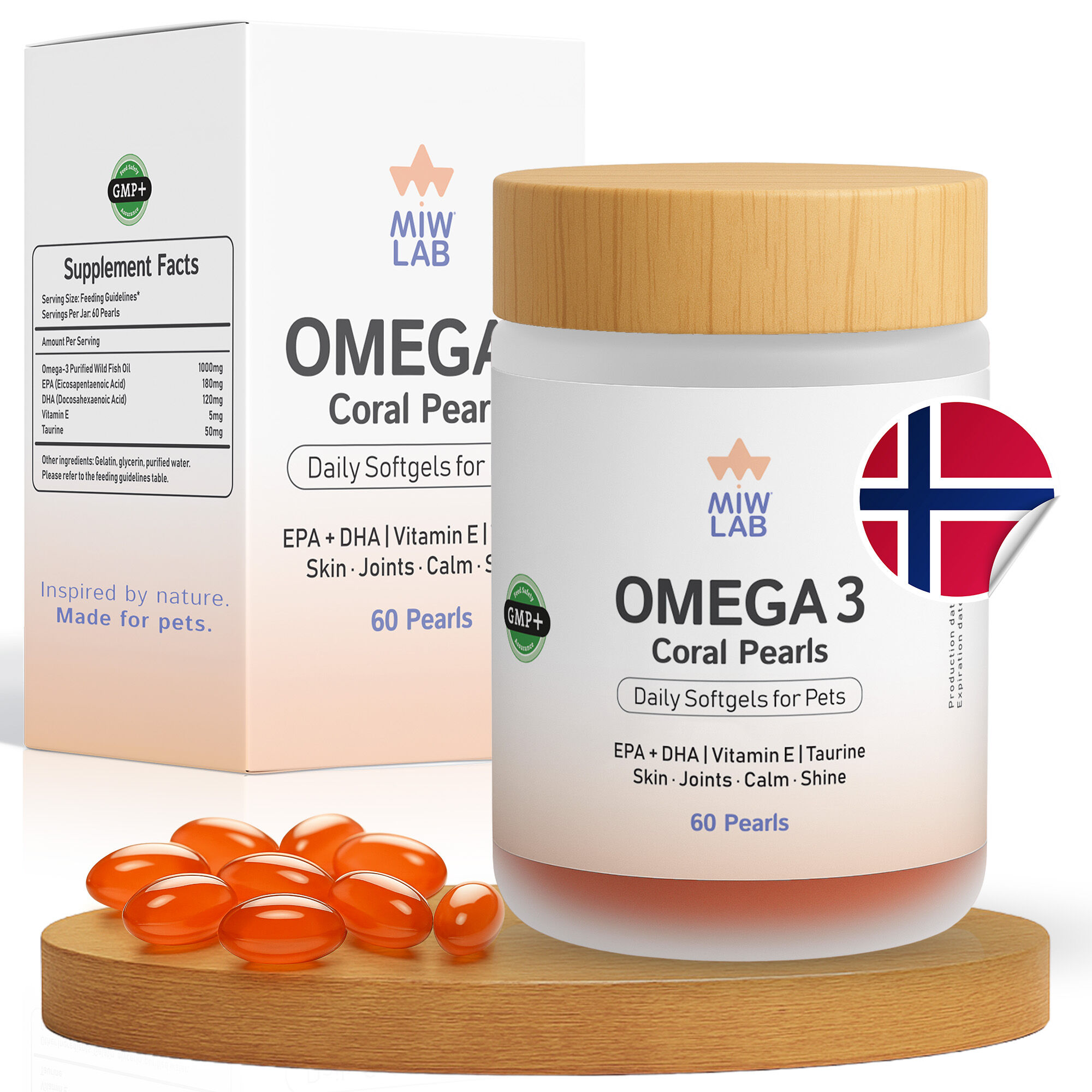 MIWLAB Suplemento Natural Pelaje para perros y gatos