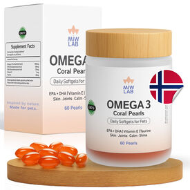 Omega 3 Coral Pearls | EPA + DHA + Vitamina E + Taurina