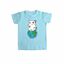Camiseta niño/a "Un día mi gato dominará el mundo" color Azul, , large indicador imagen numero 1