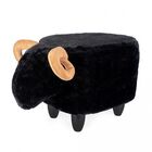 Taburete Le Mouton con forma de oveja color Negro, , large image number null