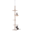 PawHut Rascador con poste de techo PawHut para gatos color Beige, , large indicador imagen numero 1