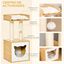 PawHut Árbol con Cueva para gatos, , large indicador imagen numero 4