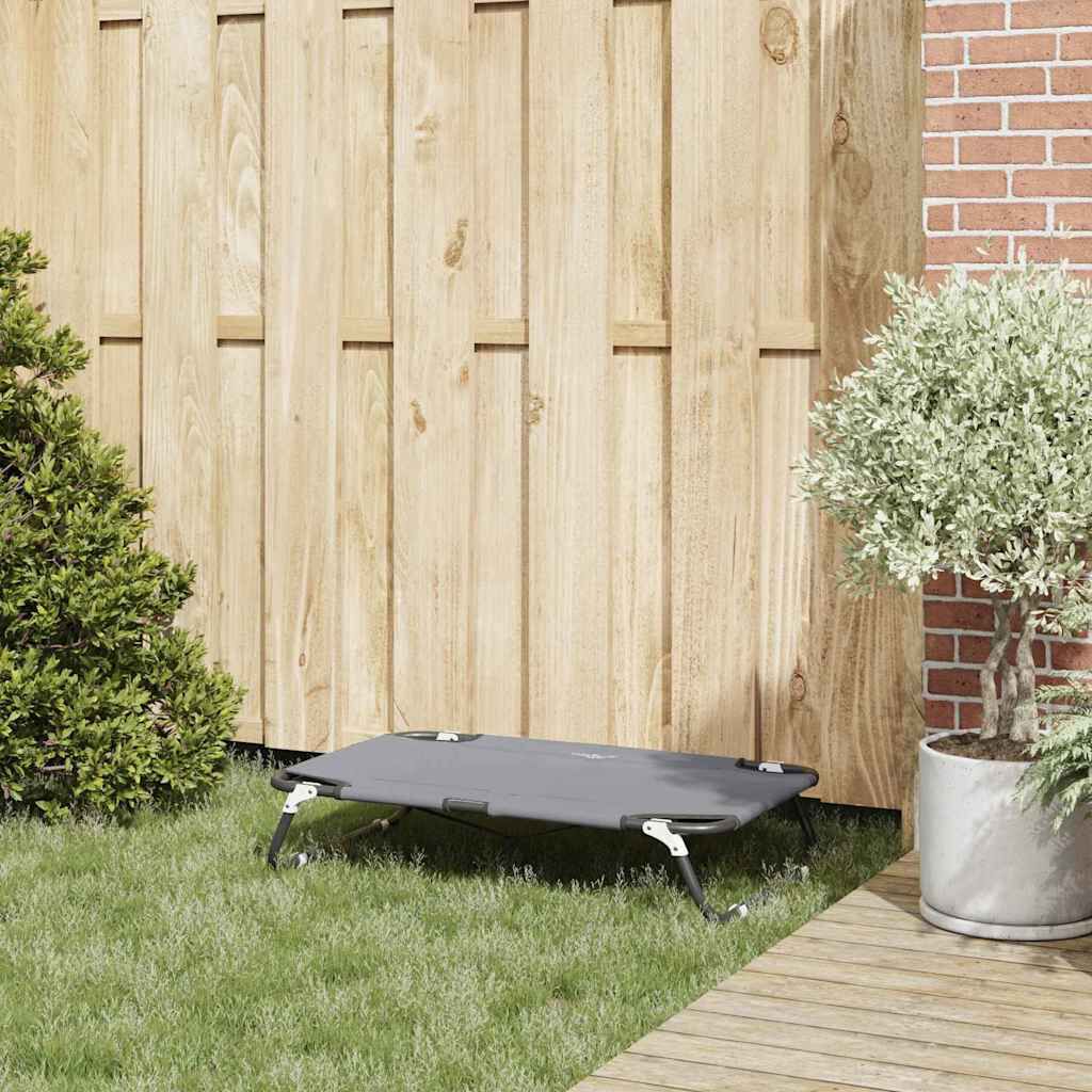 vidaXL Cama para Perros Plegable Sof&aacute; Silla Tela Oxford y Acero Gris Antracita, , large Imagen numero 3