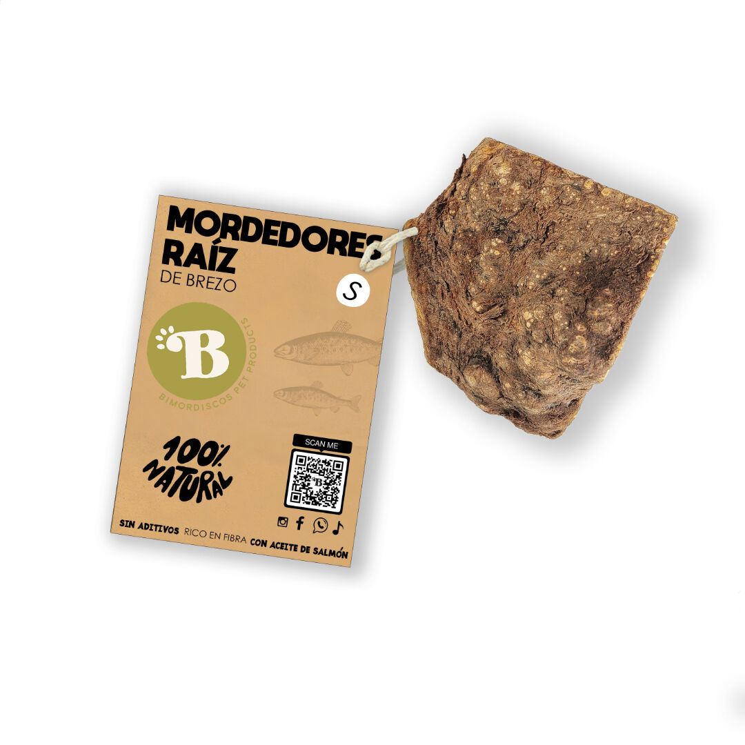 BIMORDISCOS Ra&iacute;z de brezo para perros con aceite de salm&oacute;n, , large Imagen numero 3