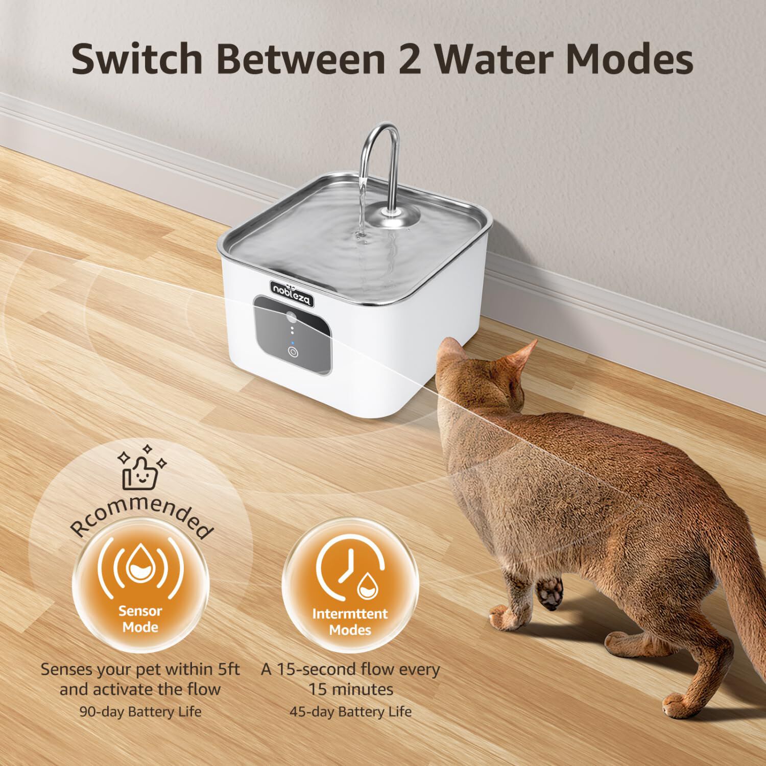 Nobleza Fuente Recargable para perros y gatos thumbnail