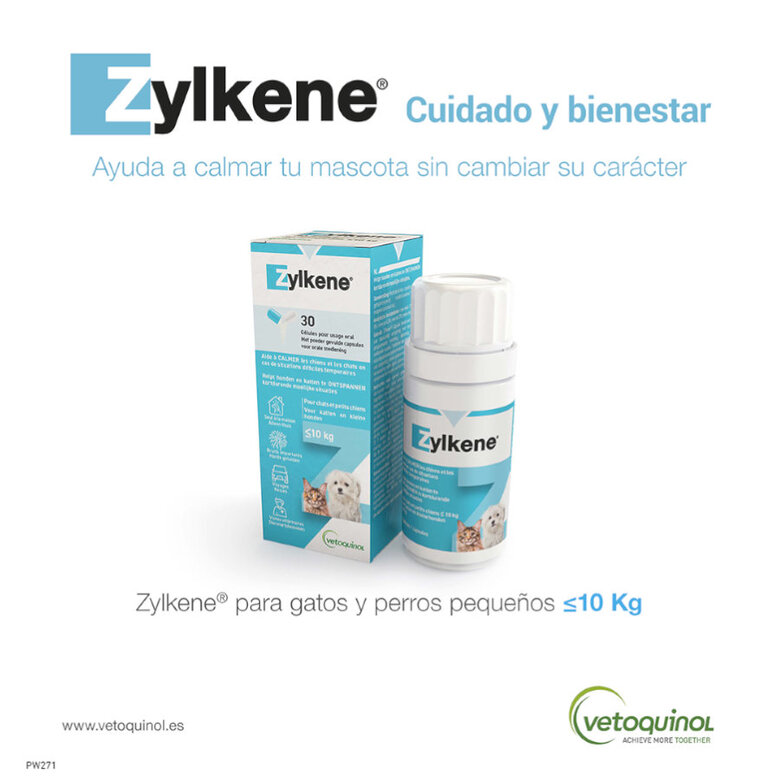 Zylkene Tranquilizante natural en comprimidos para el estrés en perros y gatos, , large image number null