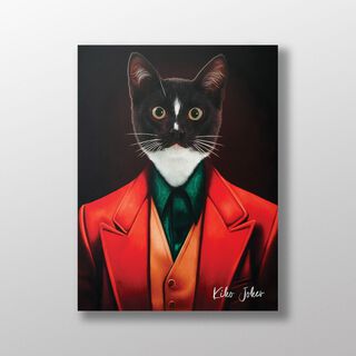 Pet Story Retrato Personalizado de Mascota Póster Joker