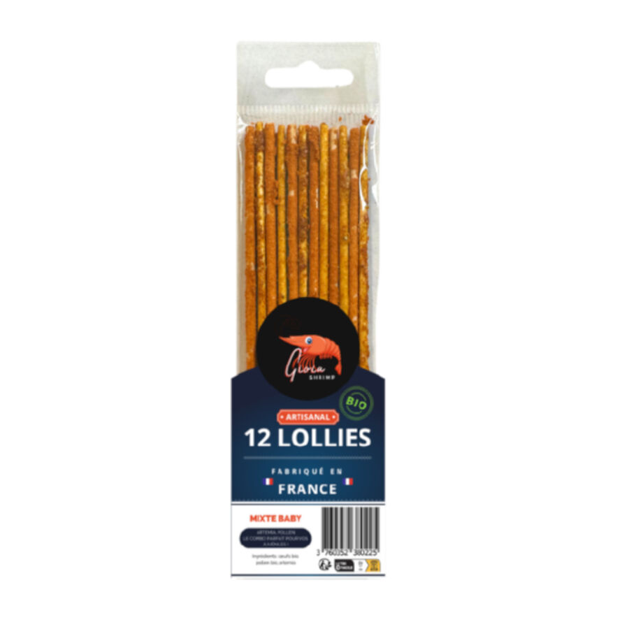 Gioia Shrimp Baby Sticks Mixtos Polen y Artemia para gambas juveniles de acuario, , large Imagen numero 1