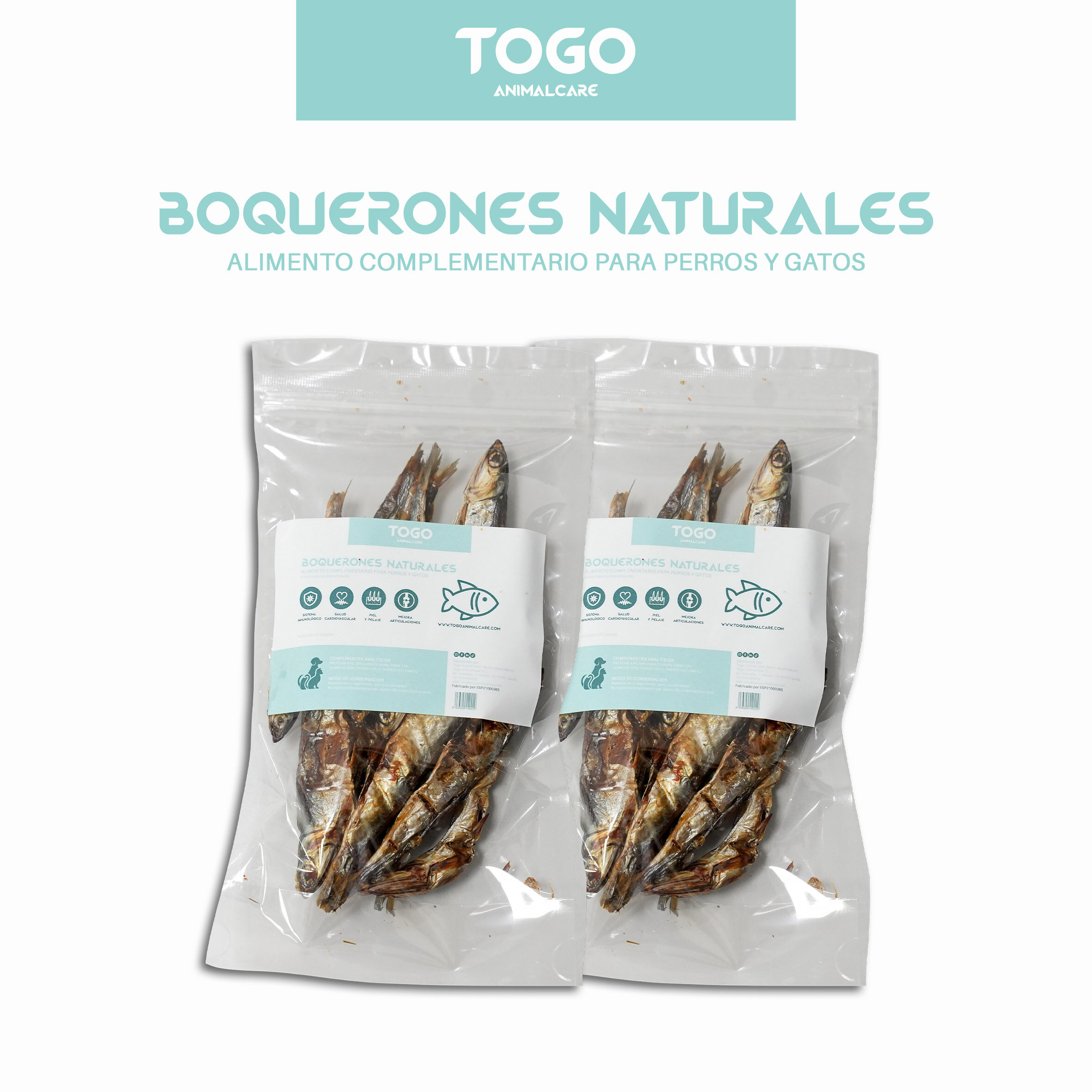 Togo Animal Care Boquerones Deshidratados | Snacks Naturales, , large Imagen numero 6