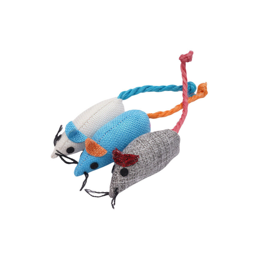 Tootoy! Rat&oacute;n de Tela Colores Variados para gatos, , large Imagen numero 2