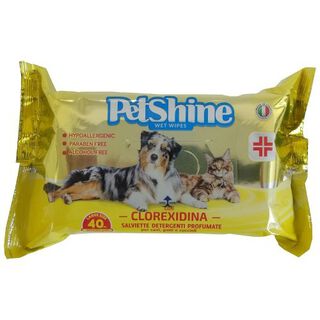 Toallitas higiénicas para perro y gato con clorhexidina