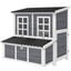 PawHut Gallinero Gris Claro, , large indicador imagen numero 1