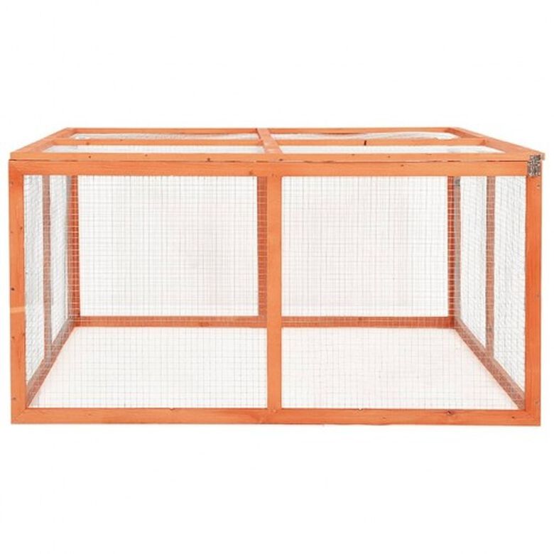 Vidaxl conejera de madera cuadrada para animales pequeños thumbnail