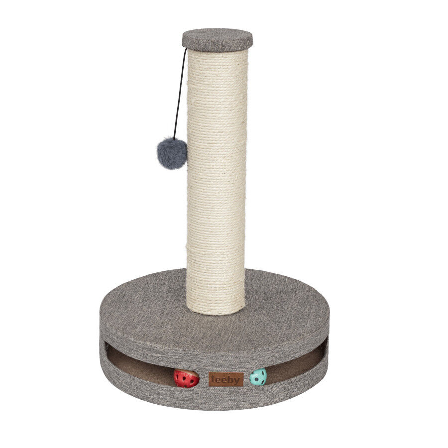 Leeby Gonzalo rascador con juguete y bola para gatos thumbnail