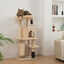 PawHut Árbol para Gatos Beige, , large indicador imagen numero 7