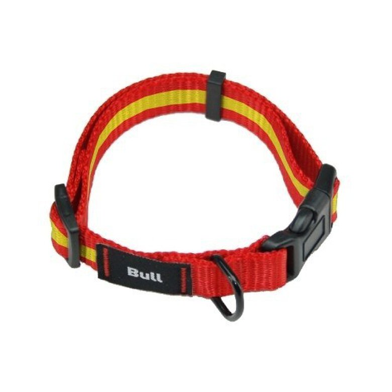 Collar diseño España para perros color Rojo y Amarillo, , large image number null