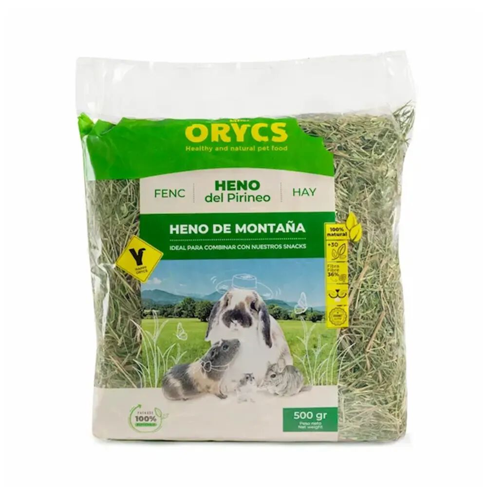 Heno de Monta&ntilde;a ORYCS alimento para peque&ntilde;os herb&iacute;voros 1 kg, , large Imagen numero 2
