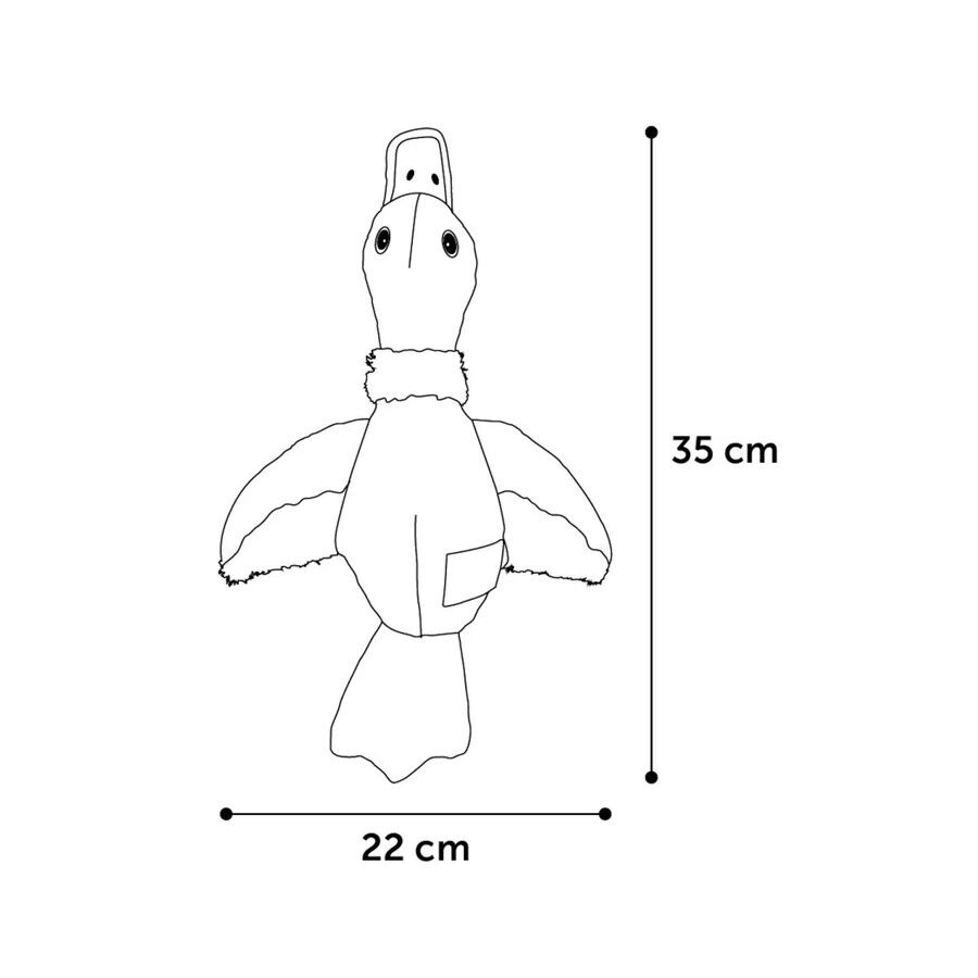 Flamingo Natura Delight Pato de Peluche para perros, , large Imagen numero 2