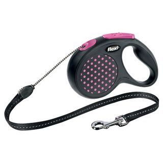 Correa retraíble modelo Flexi para perros color Rosa