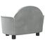 vidaXL Cama para perros de terciopelo gris claro 66x40x45 cm, , large indicador imagen numero 4
