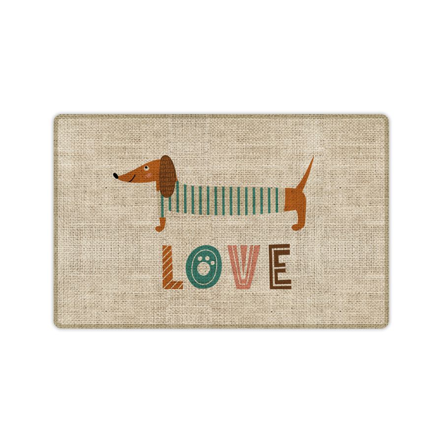 VINILIKO, alfombra de vinilo mascotas, Love 48x75 cm, , large Imagen numero 1