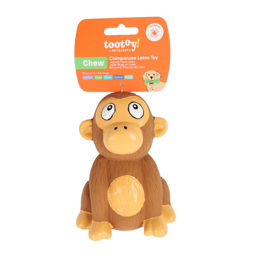 Tootoy! Chimpanc&eacute; Mordedor con Sonido para perros, , large Imagen numero 7
