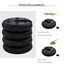 Outsunny Juego de 4 Pesos para Gazebo Rellenable Arena Cemento Base Peso Parasol Pie de Soporte para Carpa Base ponderada Φ25x6 cm, , large indicador imagen numero 4