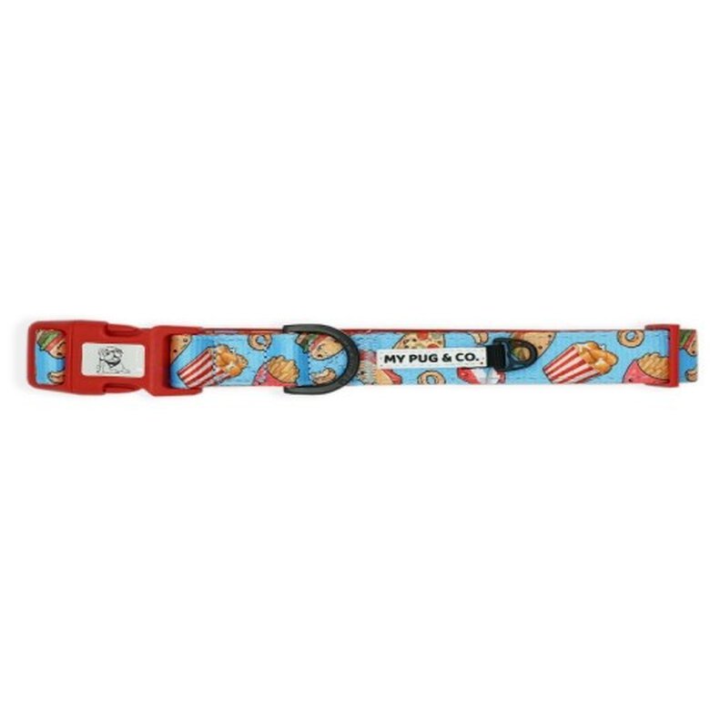 Collar Pups Before Fries para perros color Azul, , large image number null