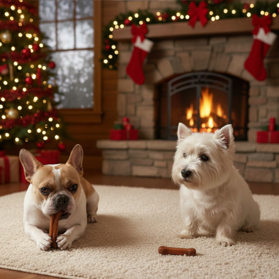 2 huesos Wonder Christmas Hueso Prensado para perros, , large Imagen numero 2