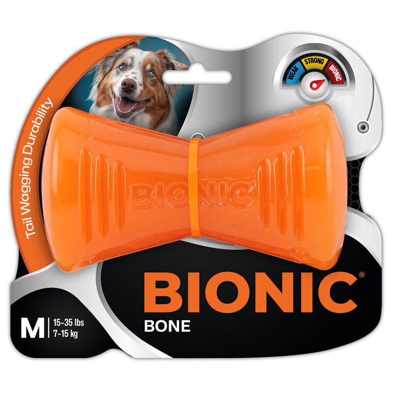 juguete interactivo para perros BIONIC Hueso, L, 15 cm, , large Imagen numero 5