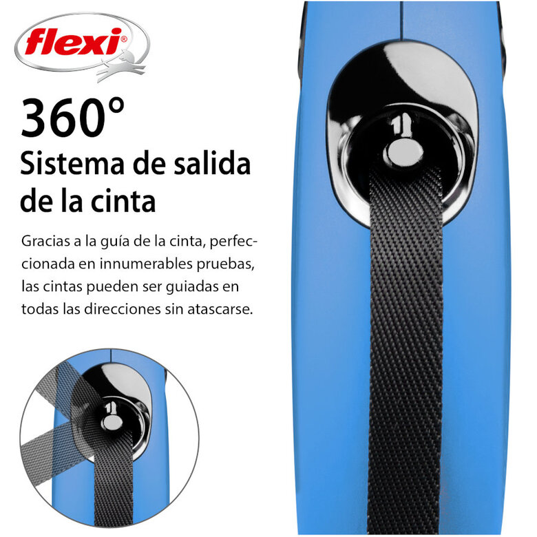 Flexi New Classic Correa Extensible Azul para perros, , large image number null