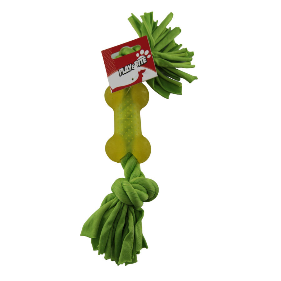 Play&Bite TC Cuerda con Hueso para perros, , large Imagen numero 1