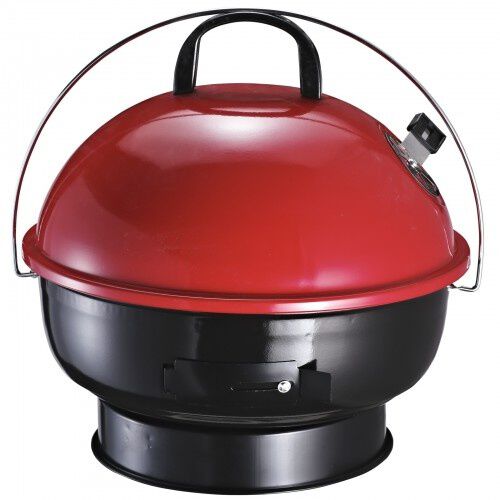 Parrilla para Barbacoa de Carb&oacute;n Port&aacute;til con Mango Ahumador, , large Imagen numero 4