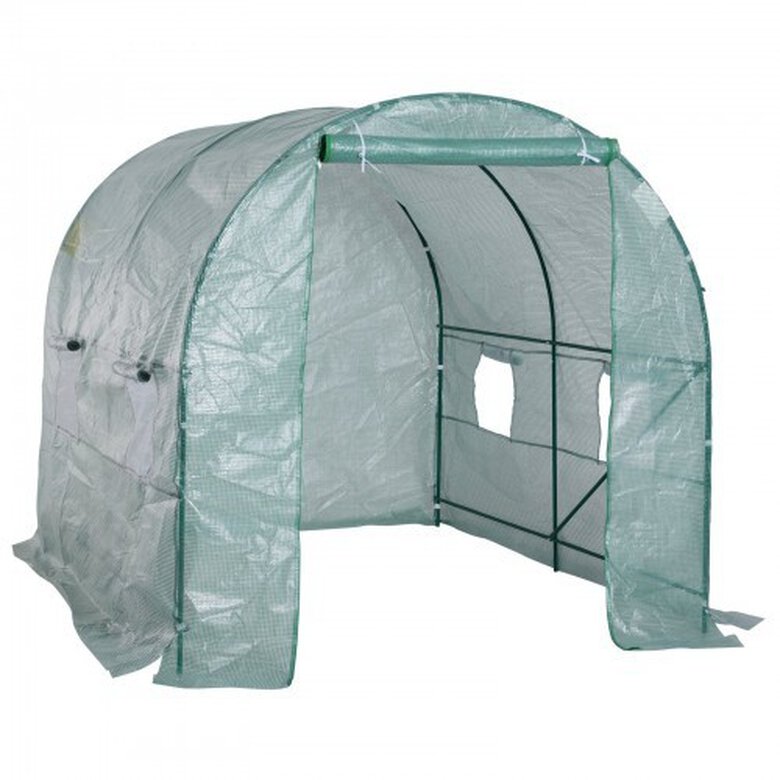 Invernadero Outsunny para cultivo de plantas color Verde, , large image number null