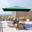 Outsunny Sombrilla de Aluminio 200x300x240 cm Parasol Rectangular de Jardín Inclinable con Manivela y Poste Desmontable para Terraza Piscina Patio Exterior Verde, , large indicador imagen numero 2