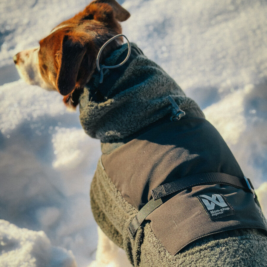 Non-stop Dogwear Abrigo de Lana Azul y Verde Oscuro para perros, , large Imagen numero 5