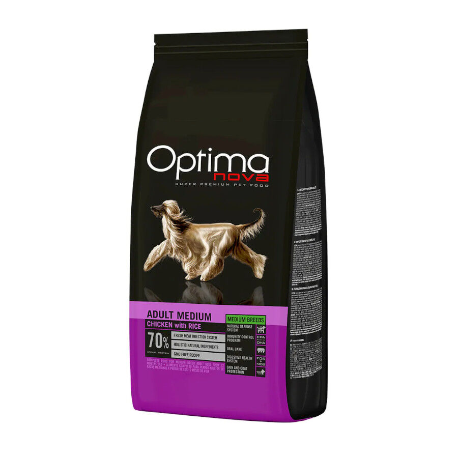 Optima Nova Adult Medium pienso para perros Imagen numero 1