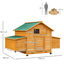 PawHut Gallinero grande de abeto Madera, , large indicador imagen numero 3