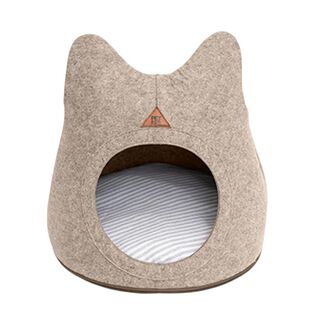 Pet and Co Cueva De Cama De Lana Beis Nala para Gatos