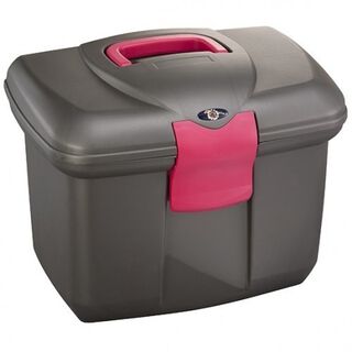 Caja grande ProTack para accesorios de aseo color Gris/Rosa
